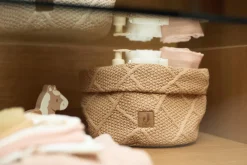 Jollein Commodemandje Check Knit Biscuit