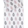 Jollein Dekbedovertrek 140x200 Robot Pink