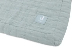 Jollein Deken Hydrofiel 75x100cm Jacquard Sea Green GOTS