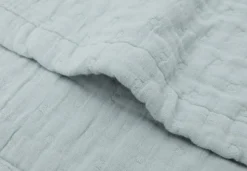 Jollein Deken Hydrofiel 75x100cm Jacquard Sea Green GOTS