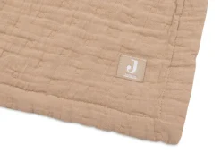 Jollein Deken Hydrofiel 75x100cm Jacquard Biscuit GOTS