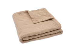 Jollein Deken Hydrofiel 75x100cm Jacquard Biscuit GOTS