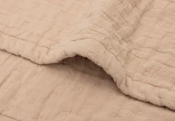 Jollein Deken Hydrofiel 75x100cm Jacquard Biscuit GOTS