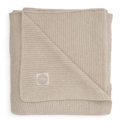 Jollein Deken Ledikant Basic Knit Nougat 100 x 150 cm