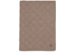 Jollein Deken Ledikant 100x150cm Box Knit Milky Coffee