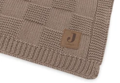 Jollein Deken Ledikant 100x150cm Box Knit Milky Coffee