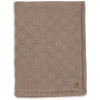 Jollein Deken Wieg 75x100cm Box Knit Milky Coffee/Velvet