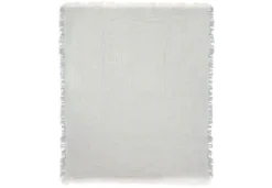 Jollein Deken Wieg 75x100cm Fringe Stripe Sea Green/Ivory GOTS