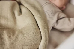 Jollein Deken Wieg 75x100cm Miffy Olive Green/Coral Fleece