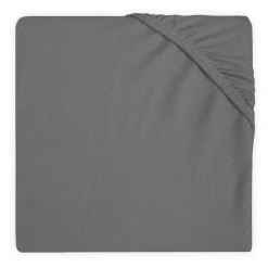 Jollein Hoeslaken Boxmatras Storm Grey 75 x 95 cm