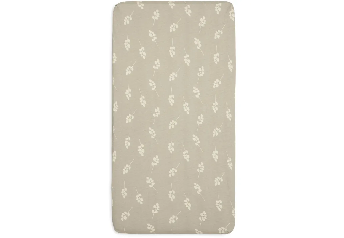 Jollein Hoeslaken Jersey Meegroei Ledikant 70 x 140 cm Twig Olive Green