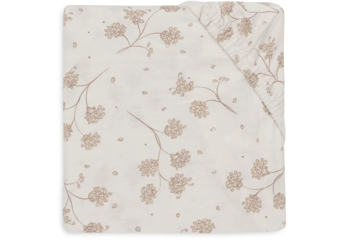 Jollein Hoeslaken Jersey 70/75x140/150cm Leafy Dreams