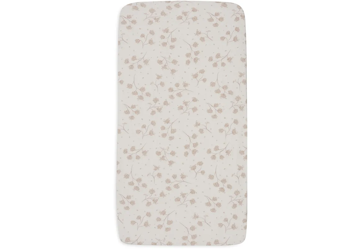 Jollein Hoeslaken Jersey 70/75x140/150cm Leafy Dreams