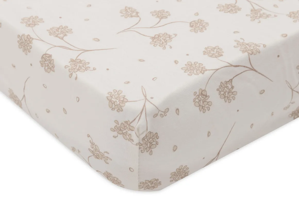 Jollein Hoeslaken Jersey 70/75x140/150cm Leafy Dreams