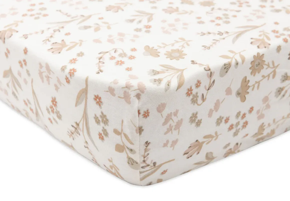 Jollein Hoeslaken Jersey 70/75x140/150cm Bloomy