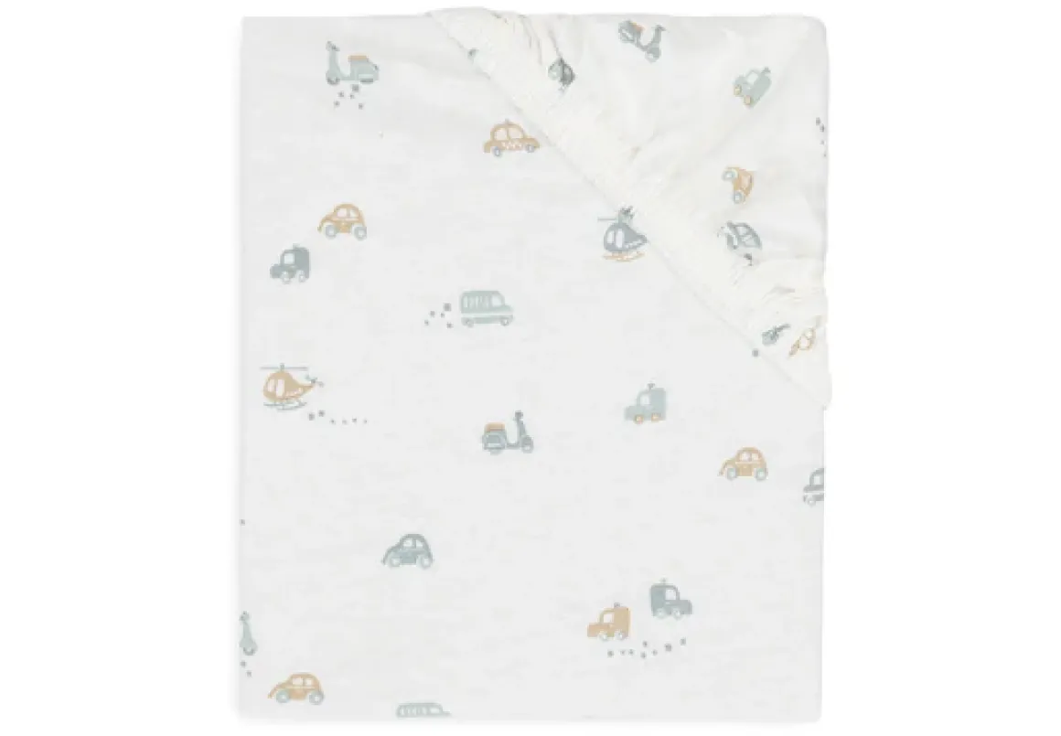 Jollein Hoeslaken Jersey 70/75x140/150cm On The Go