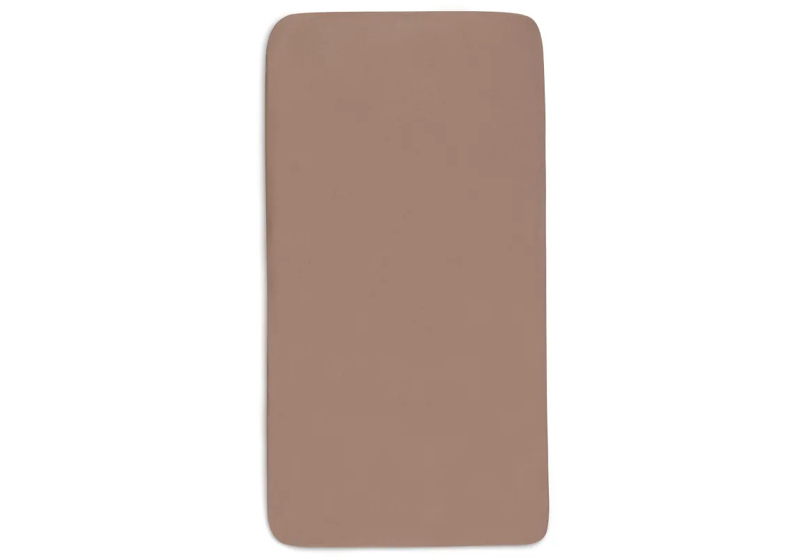 Jollein Hoeslaken Jersey 70/75x140/150cm Milky Coffee