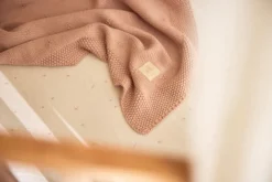 Jollein Hoeslaken Jersey 40/50x80/90cm Twinkling Wild Rose