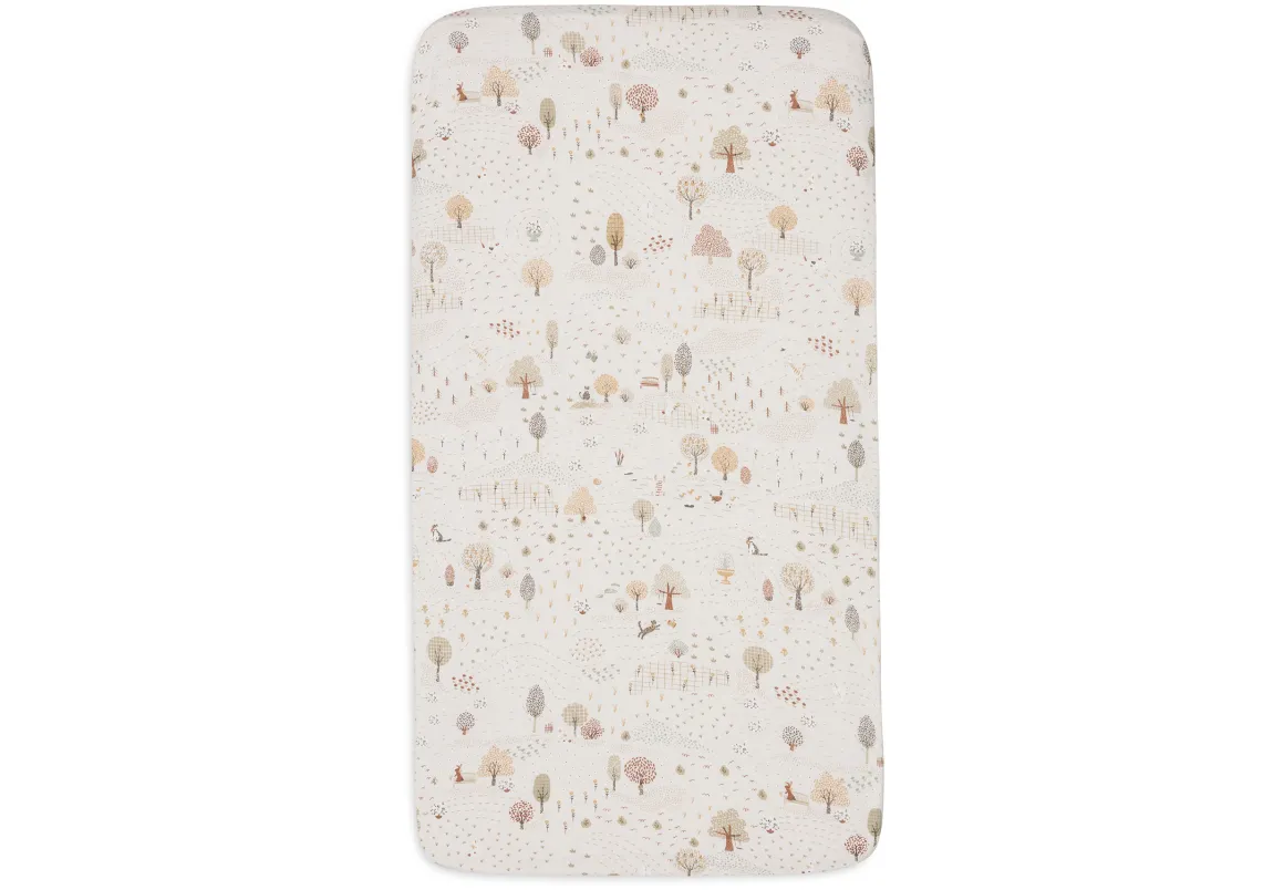 Jollein Hoeslaken Jersey 70/75x140/150cm Tiny Park