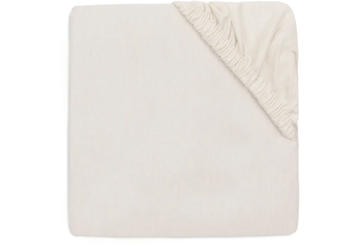 Jollein Hoeslaken Jersey 70/75x140/150cm Oatmeal