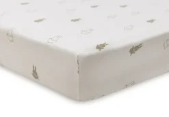 Jollein Hoeslaken Jersey 60x120cm Happy Miffy Olive Green