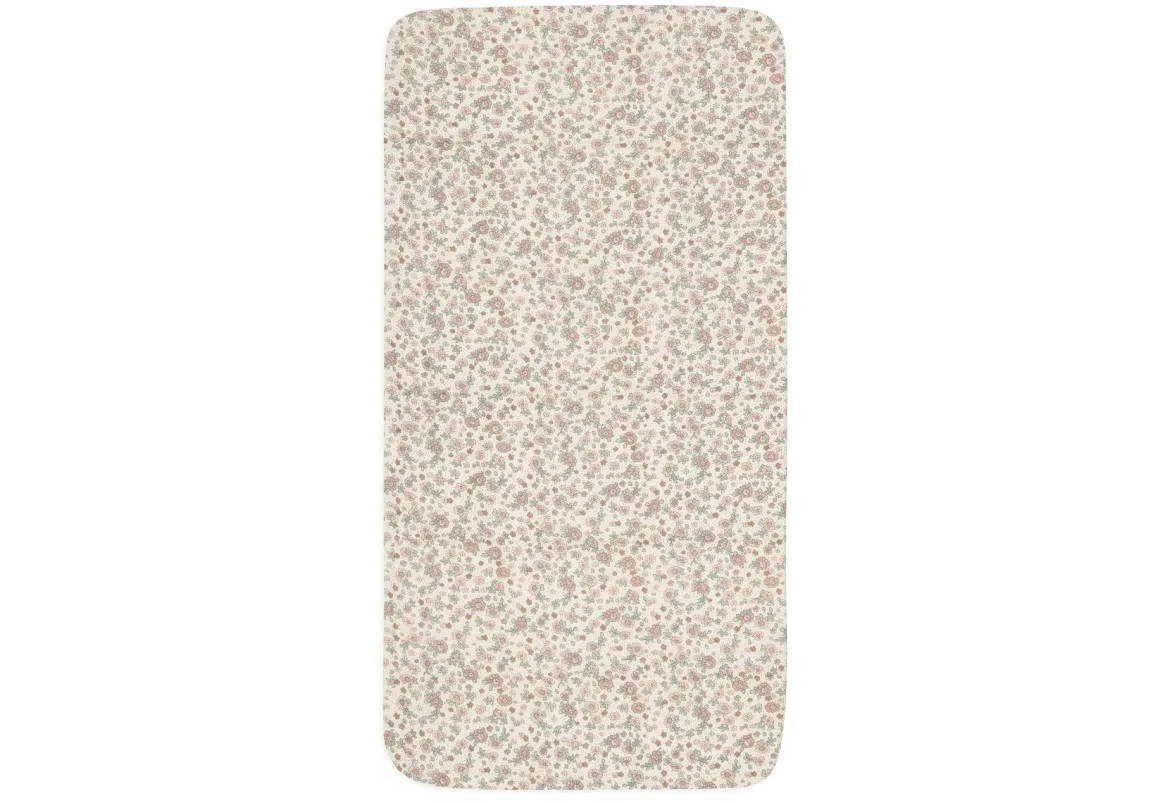 Jollein Hoeslaken Jersey Ledikant 60 x 120 cm Retro Flowers