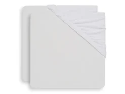 Jollein Hoeslaken Jersey Boxmatras 75x95cm White (2pack)