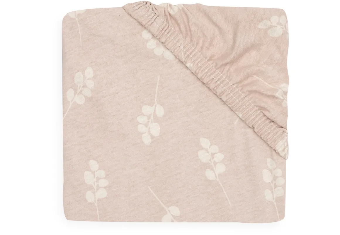 Jollein Hoeslaken Jersey Meegroei Ledikant 70 x 140 cm Twig Wild Rose