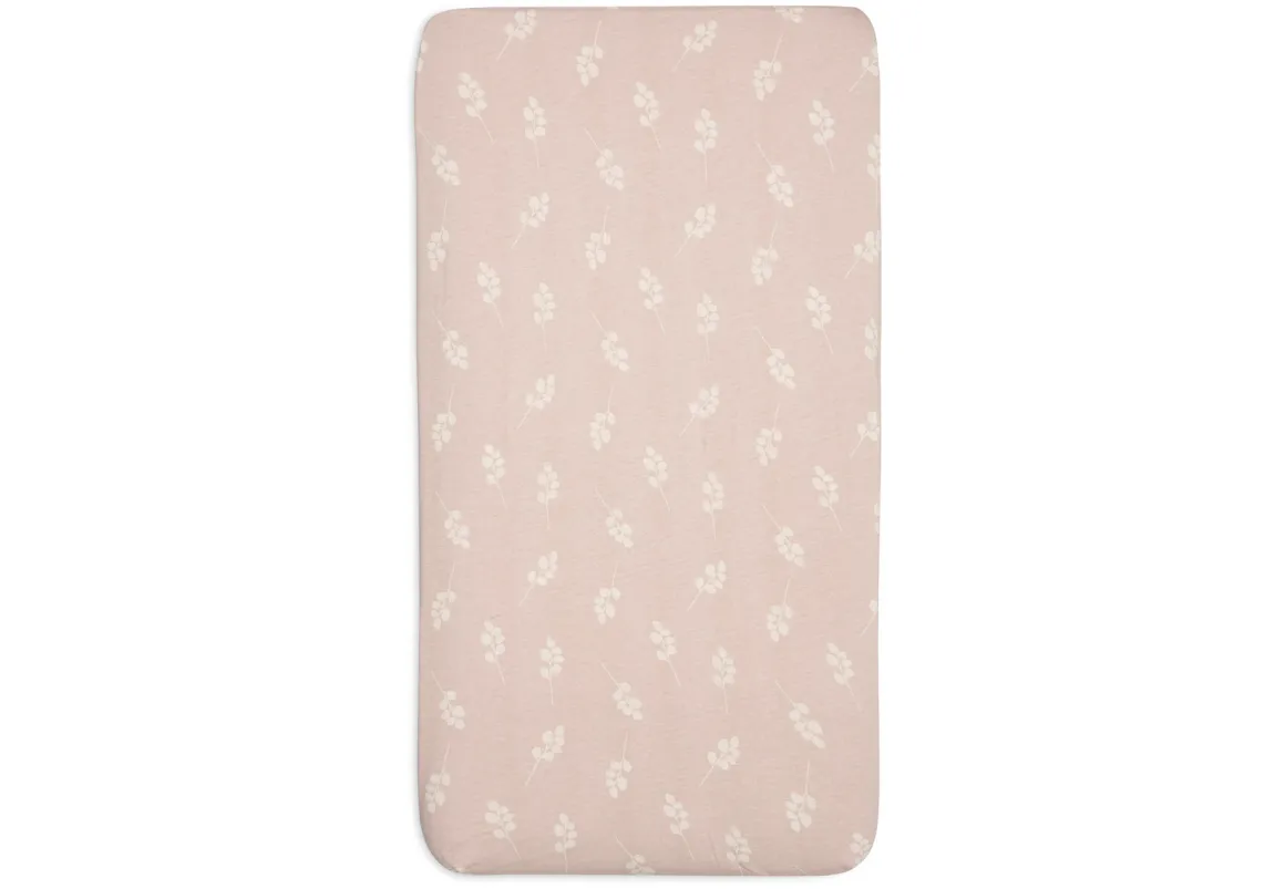 Jollein Hoeslaken Jersey Meegroei Ledikant 70 x 140 cm Twig Wild Rose