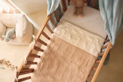 Jollein Hoeslaken Jersey 70/75 x 140/150 cm Twinkling Sea Green