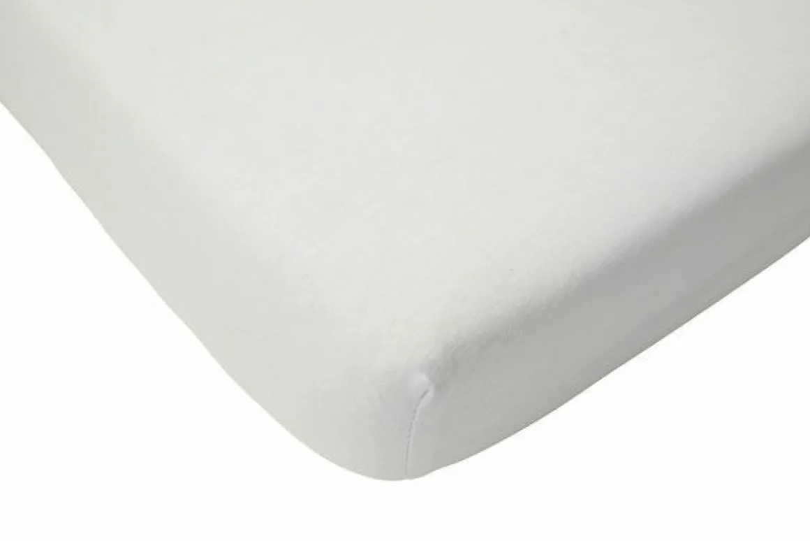 Jollein Hoeslaken Katoen Wit 40x80