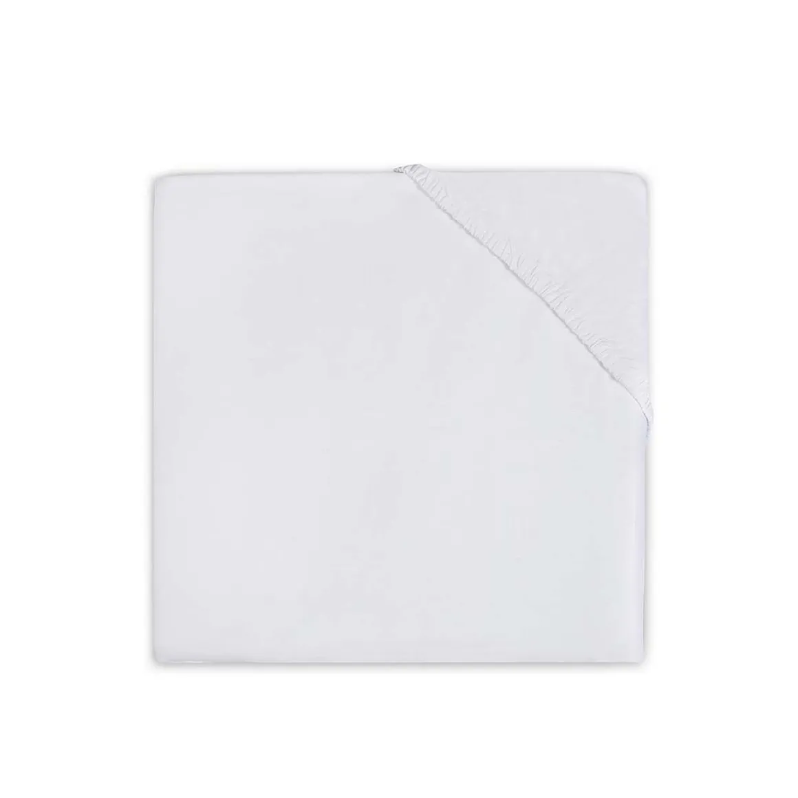 Jollein Hoeslaken Ledikant Wit 60 x 120 cm