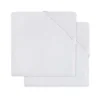 Jollein Hoeslaken Molton 60x120cm Wit (2pack)