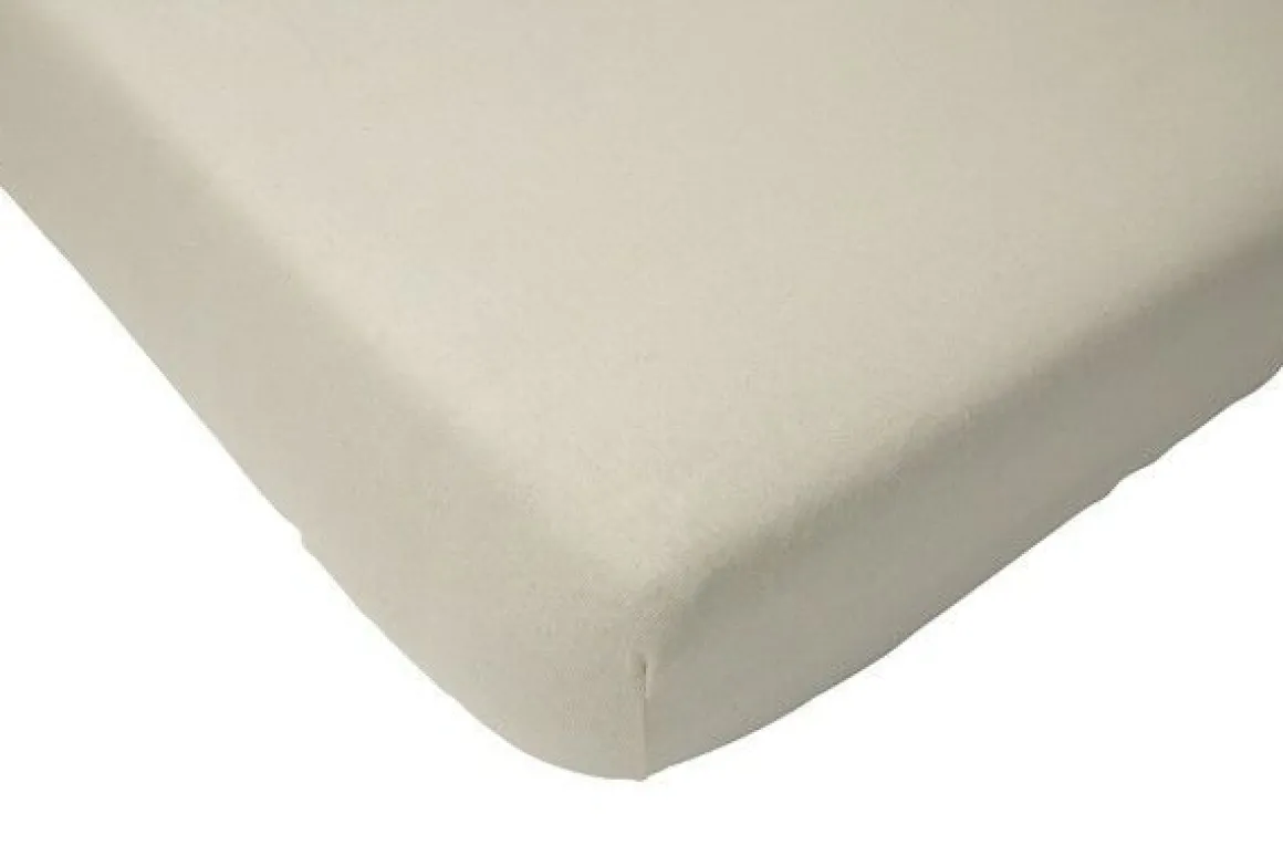 Jollein Hoeslaken Wieg Katoen Wit 50 x 90 cm