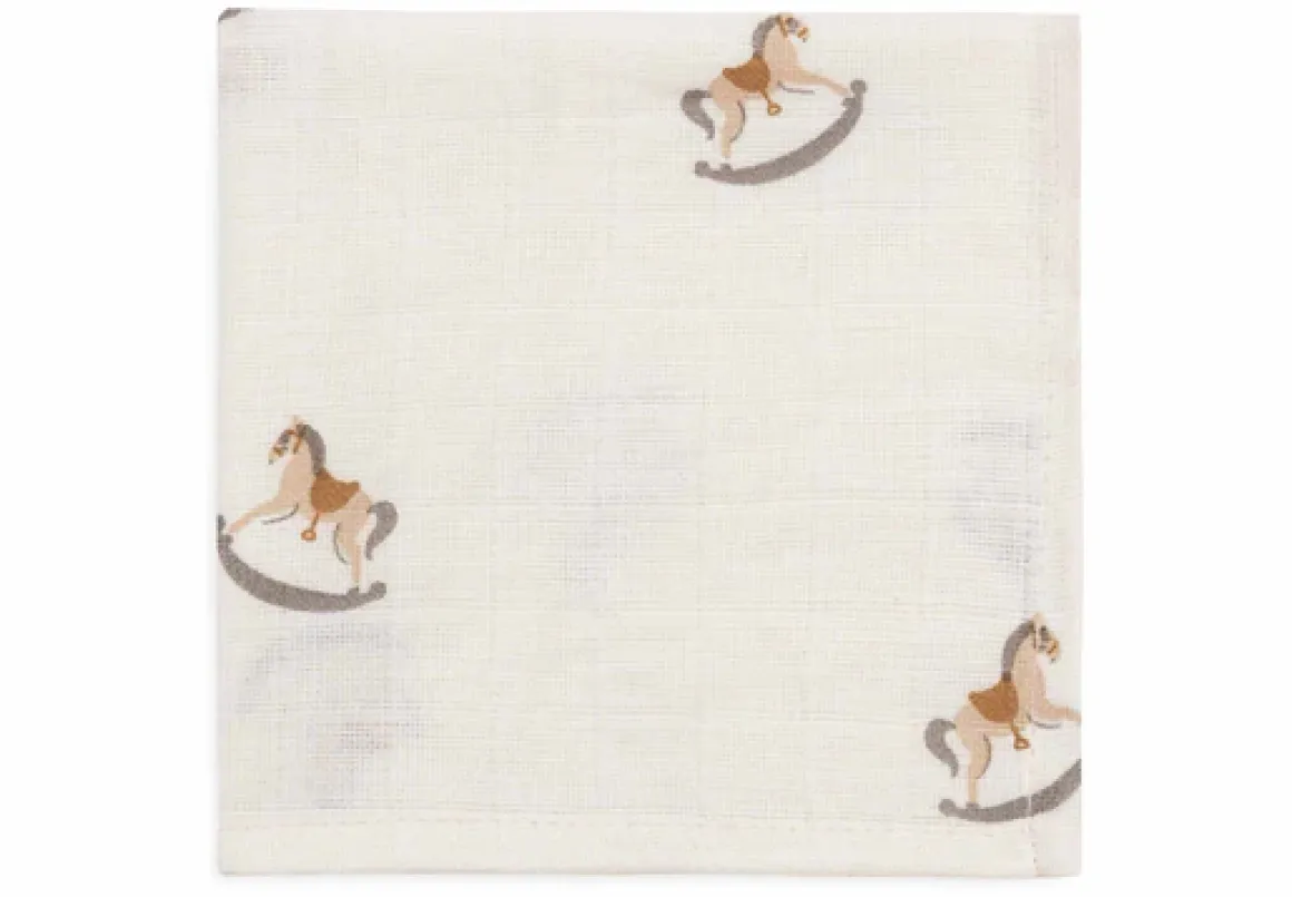 Jollein Hydrofiel Monddoekje 31x31cm Nostalgic Ride (3pack)