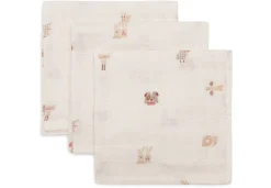 Jollein Hydrofiel Monddoekje 31x31cm Animal Friends - 3 Stuks