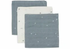 Jollein Hydrofiel Monddoekje 31x31cm Twinkling Sea Green (3pack)