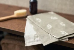 Jollein Hydrofiel Washandje 15x20cm Twig Olive Green (3pack)