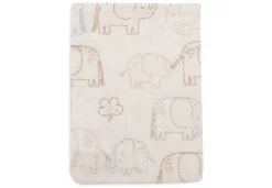 Jollein Hydrofiel Washandje 15x20cm Elephant Tales - 3 Stuks