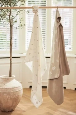 Jollein Hydrofiele Doek Large 115x115cm Happy Miffy Nougat (2-Pack)