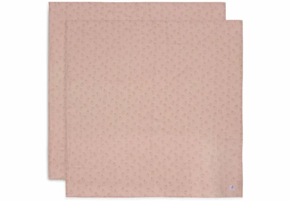 Jollein Hydrofiele Doek Large 115x115cm Miffy Silhouettes Wild Rose (2-pack)