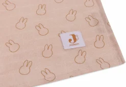 Jollein Hydrofiele Doek Large 115x115cm Miffy Silhouettes Wild Rose (2-pack)