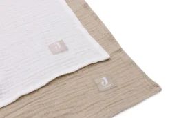 Jollein Hydrofiele Doek Large 115x115cm Olive Green/Ivory (2pack)