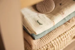 Jollein Hydrofiele Doek Large 115x115cm Miffy Silhouettes Sea Green (2-pack)