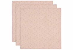 Jollein Hydrofiele Doek Small 70x70cm Miffy Silhouettes Wild Rose (3-pack)