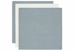 Jollein Hydrofiele Doek Small 70x70cm Twinkling Sea Green (3-pack)