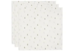 Jollein Hydrofiele Doek Small 70x70cm Happy Miffy Olive Green (3-Pack)