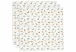 Jollein Hydrofiele Doek Small 70x70cm Roarsome (3-pack)