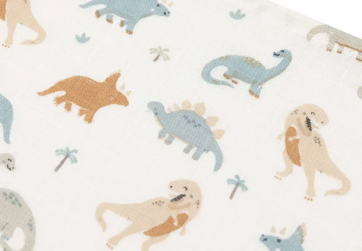 Jollein Hydrofiele Doek Small 70x70cm Roarsome (3-pack)