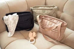 Jollein Kinderwagen/Buggy Organizer Puffed Tas Biscuit